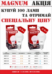 Акція лампи світлодіодні Magnum BL 60